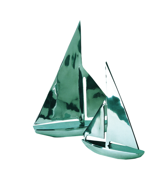 30cm Aluminium Yacht model