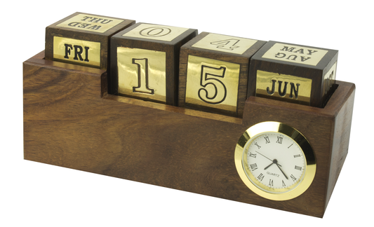 Desk Clock and Calendar