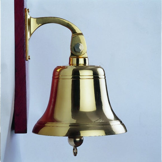 Ships Brass bell with rope